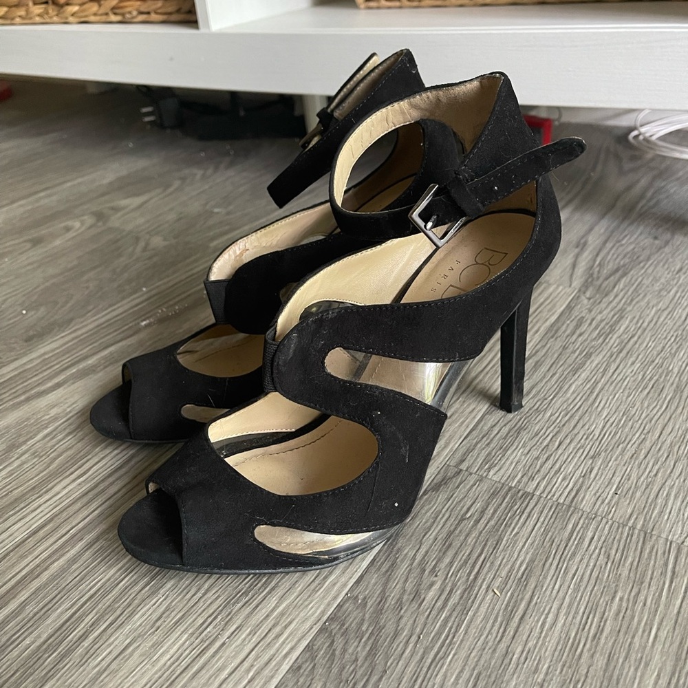 BCBG Black Heels Size 8.5